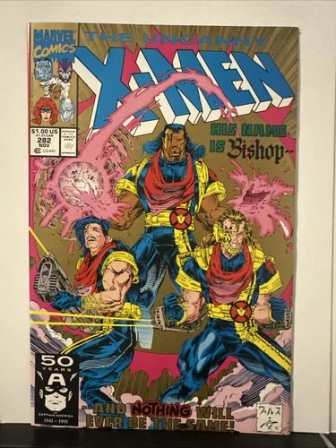 Uncanny X-Men #282 (1991) 2nd Printing-Gold! 1st cover Appearance of Bishop!
