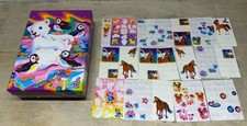 Vintage Lisa Frank Polar Bear Box And Stickers