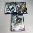 Lot Of 3 PS2 Medal Of Honor European Assault, Frontline & Rising Sun