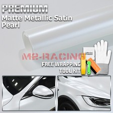 Premium Matte Metallic Satin Pearl White Vinyl Car Wrap Sticker Decal Sheet Film Premium Matte Metallic Satin Pearl White Vinyl Car Wrap Sticker Decal Sheet Film