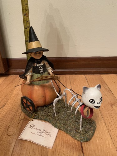 Bethany Lowe SKELLY'S PUMPKIN CARRIAGE RIDE - NICE! TD9077 NEW Halloween Figure - Picture 2 of 8