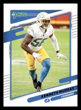 Kenneth Murray 2021 Donruss #77 Los Angeles Chargers Buy10get5FREE