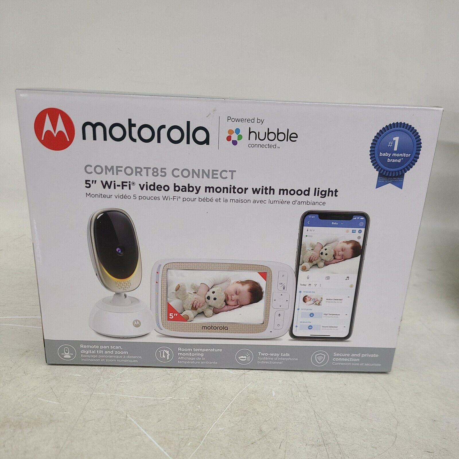 Motorola Comfort85 Connect 5 inch Baby Camera Monitor