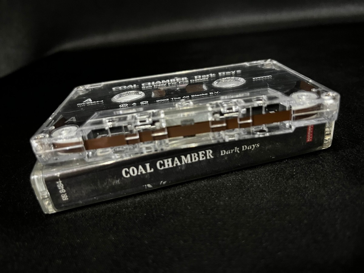 Coal Chamber Dark Days Cassette Tape Nu Metal (Roadrunner 2002