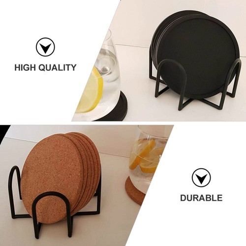 Coaster Holder Portable Coaster Rack Table Pad Holder Mat Rack Kitchen Supplies - Picture 10 of 11