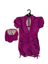 Kelle Purple Dance / Halloween Costume Size Large Child one piece
