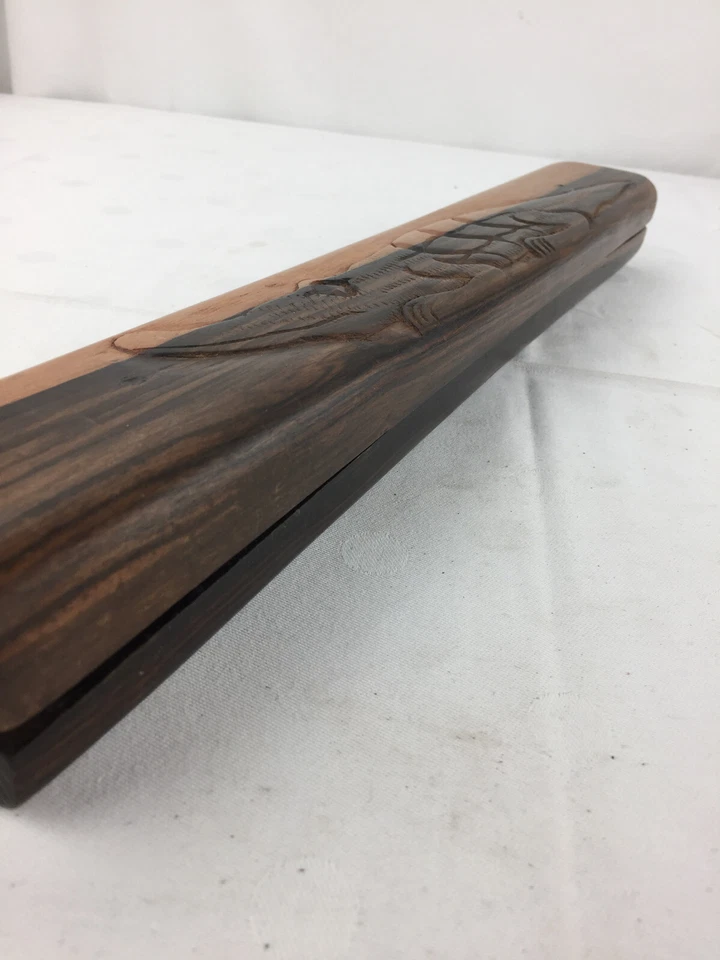 Oware Holz Holzspiel Ghana Afrika Krokodil - Bild 3 von 4