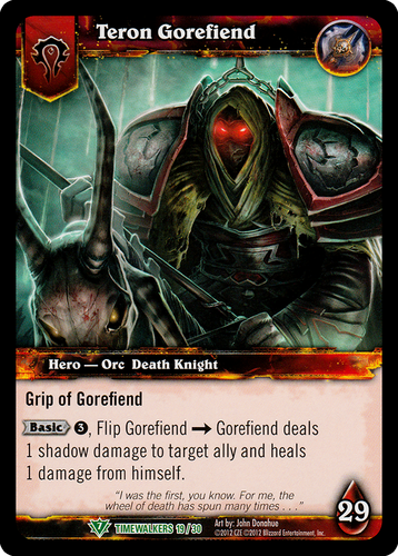 World of Warcraft WoW TCG Every Horde Foil / Nonfoil Hero CHOOSE YOUR CARDS! - Picture 318 of 359