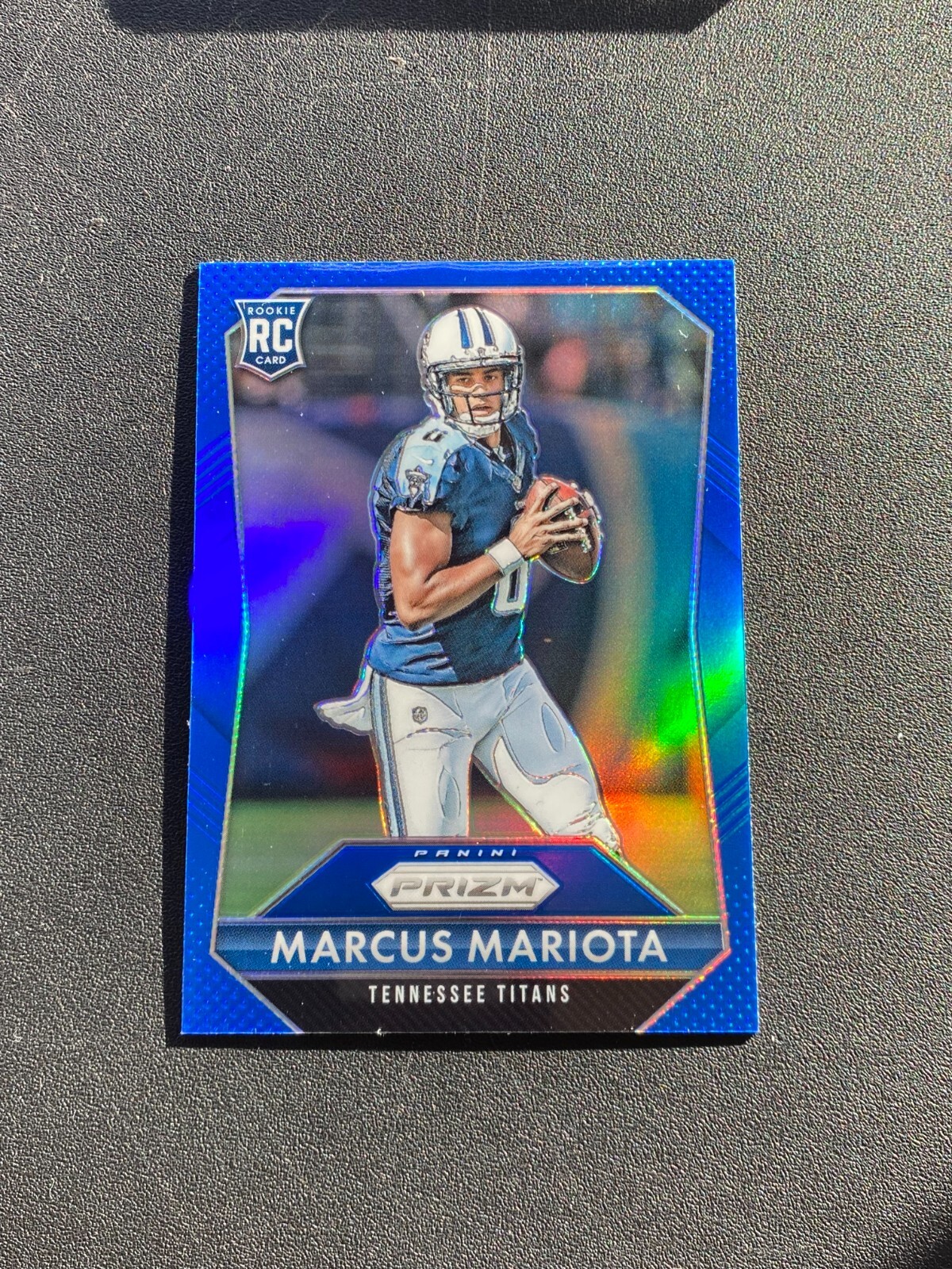 Marcus Mariota 2015 Prizm Blue Prizm Rookie RC Tennessee Titans Oregon #264