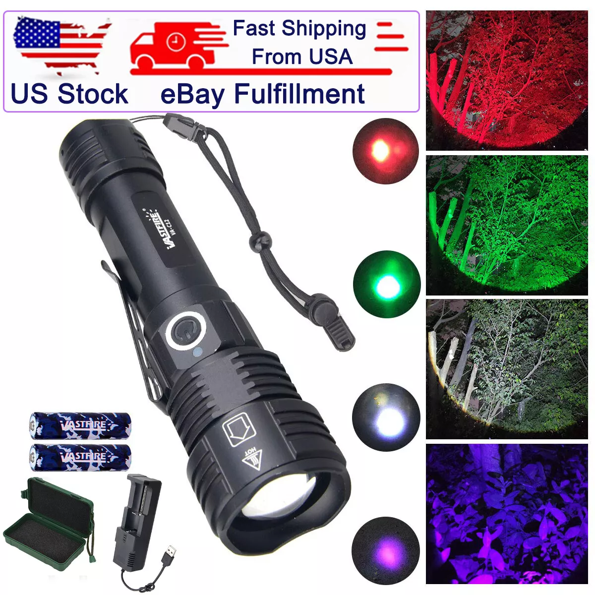 Rechargeable LED Flashlights High Lumens: 120000 Lumen Super Bright  Flashlight, 7 Modes with COB Work Light, IPX6 Waterproof, Powerful Handheld Flash  Light for Emergencies, Camping, Hiking