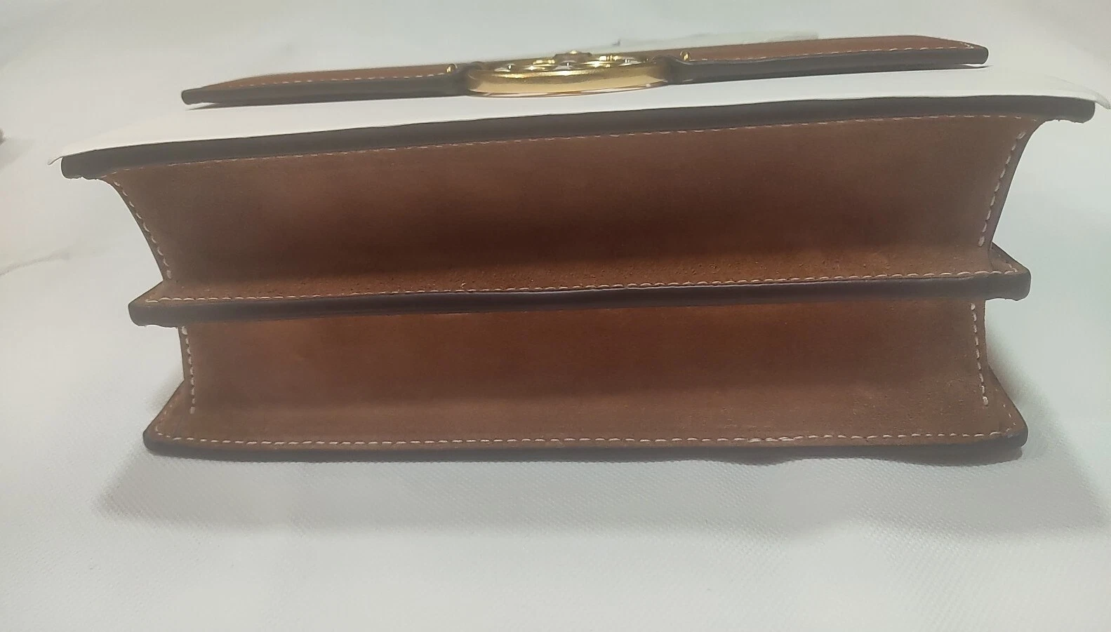 Borsa a tracolla Tory Burch Miller in pelle Umber leggero taglia unica