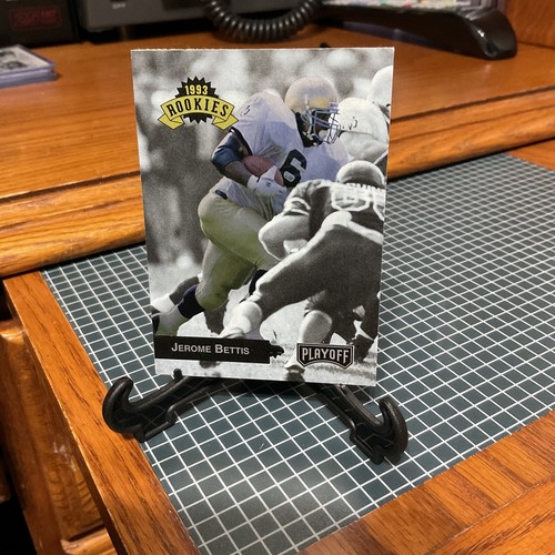 1993 Playoff #294 Jerome Bettis RC Rookie Notre Dame - Los Angeles Rams NFL HOF - Picture 8 of 14