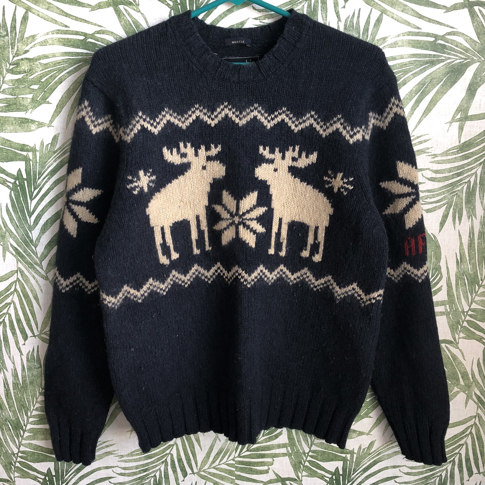 Vintage Abercrombie Fitch Moose Wool 