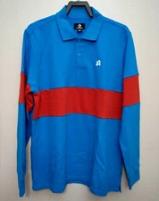 Converse x Golf Le Fleur Long Sleeve Polo Shirt Top Mens Size XL 10008830 482