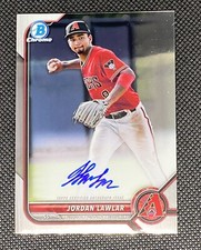 Jordan Lawlar Auto 2022 Bowman Chrome Prospect #CPA-JLR Diamondbacks Autograph