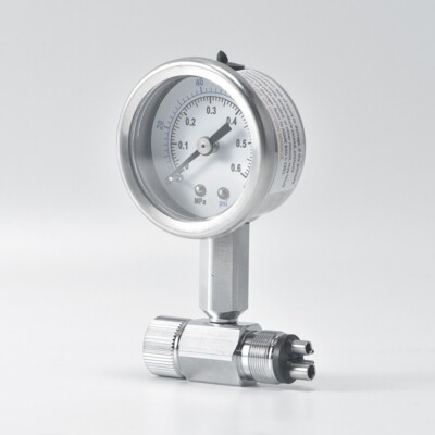 #ad Dental Handpiece Pressure Test Gauge 0 90 PSI $37.29