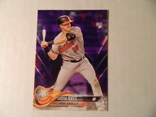 2018 Topps 1 Purple Parallel Rookie card of Austin Hays     -  Orioles    RARE