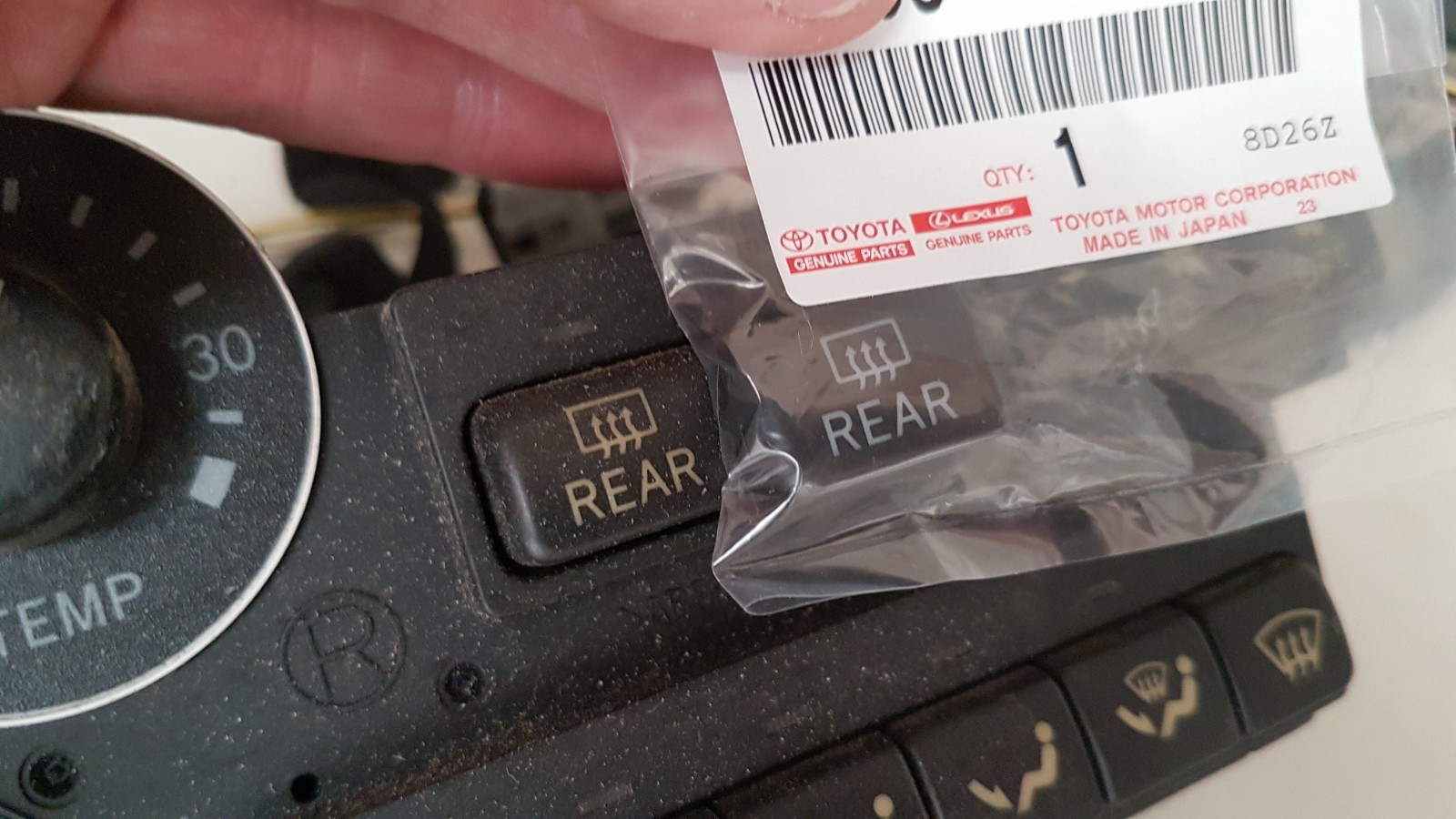 Genuine OEM Toyota Supra Jza80 MKIV LHD A/c Climate Control Heater ...