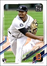 2021 Topps Update #US190 Rony Garcia   Rookie Detroit Tigers