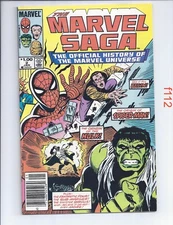 Marvel Saga #2 newsstand 1985 Marvel Spider-Man Hulk VF/NM f112