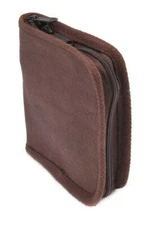 Concealed Pistol Wallet Holster Brown Canvas for Subcompact pistols Kel Tec P3AT