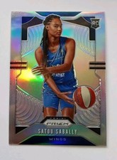 2020 20 Panini WNBA Prizm Satou Sabally # 90 Dallas Wings RC Rookie Silver