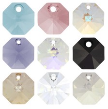 Superior PRIMERO 6401 Octagon Crystals Pendants  Many Sizes  Colors