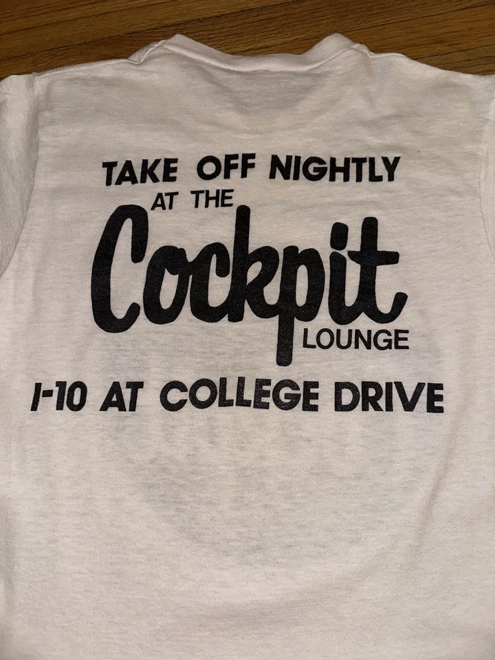 Vintage 70’s The Cockpit Lounge T-Shirt - Image 4 of 4