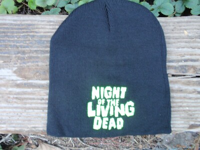 night of the living dead embroided beanie horror leatherface krueger walking