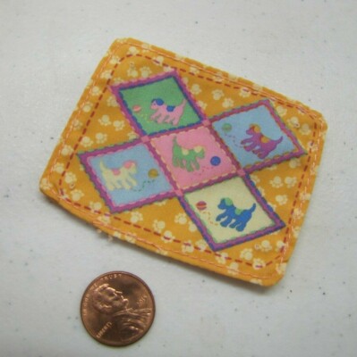 Fisher Price Loving Family Dollhouse Pet Mat Bed Puppy Dog Cat Animals Cute