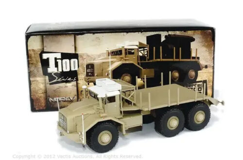 Norev 1958 Berliet T100 n.2 6x6 pianale camion pesante 1/43 molto raro - Foto 3 di 6