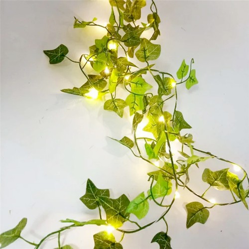 2/5/10m Maple Leaf String Lights Fairy Hanging Vine Wire LED Decorations Indoor - Picture 7 of 13