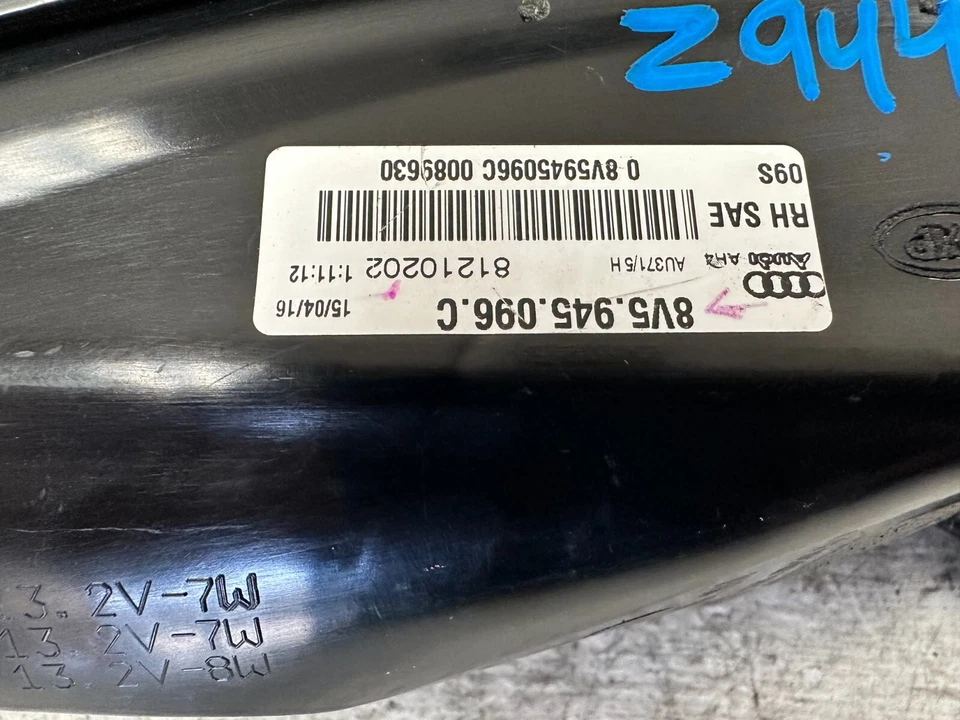 Luz trasera Audi A3 Quattro S3 2015 16 lámpara lado pasajero LED OEM *Z944 Foto 4 de 4