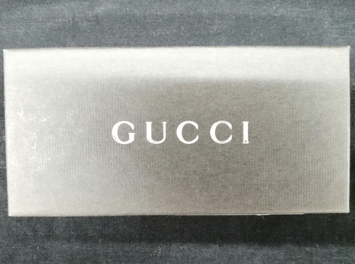 GUCCI Black Leather Rectangle Key Ring Chain Hold… - image 3