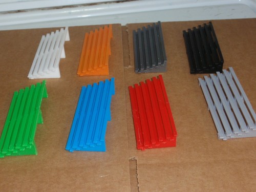 HO Scale Bleachers 4 Pack - Custom colors - You pick the colors you want Type #1 - Picture 6 of 9