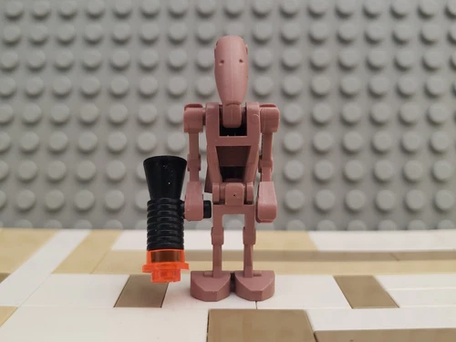 LEGO Geonosis Battle Droid Minifigure - 4478 Star Wars (Sand Red)