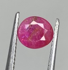 0.75Ct Beautiful Natural Color Ruby Oval Shape No Heated No Treatment