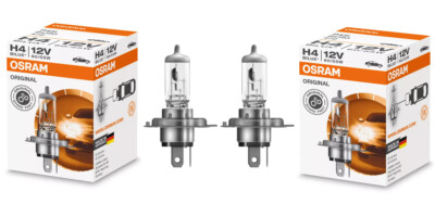 2x OSRAM Original H4 12V 60/55W für OPEL KARL MANTA B MONTEREY A B MOVANO