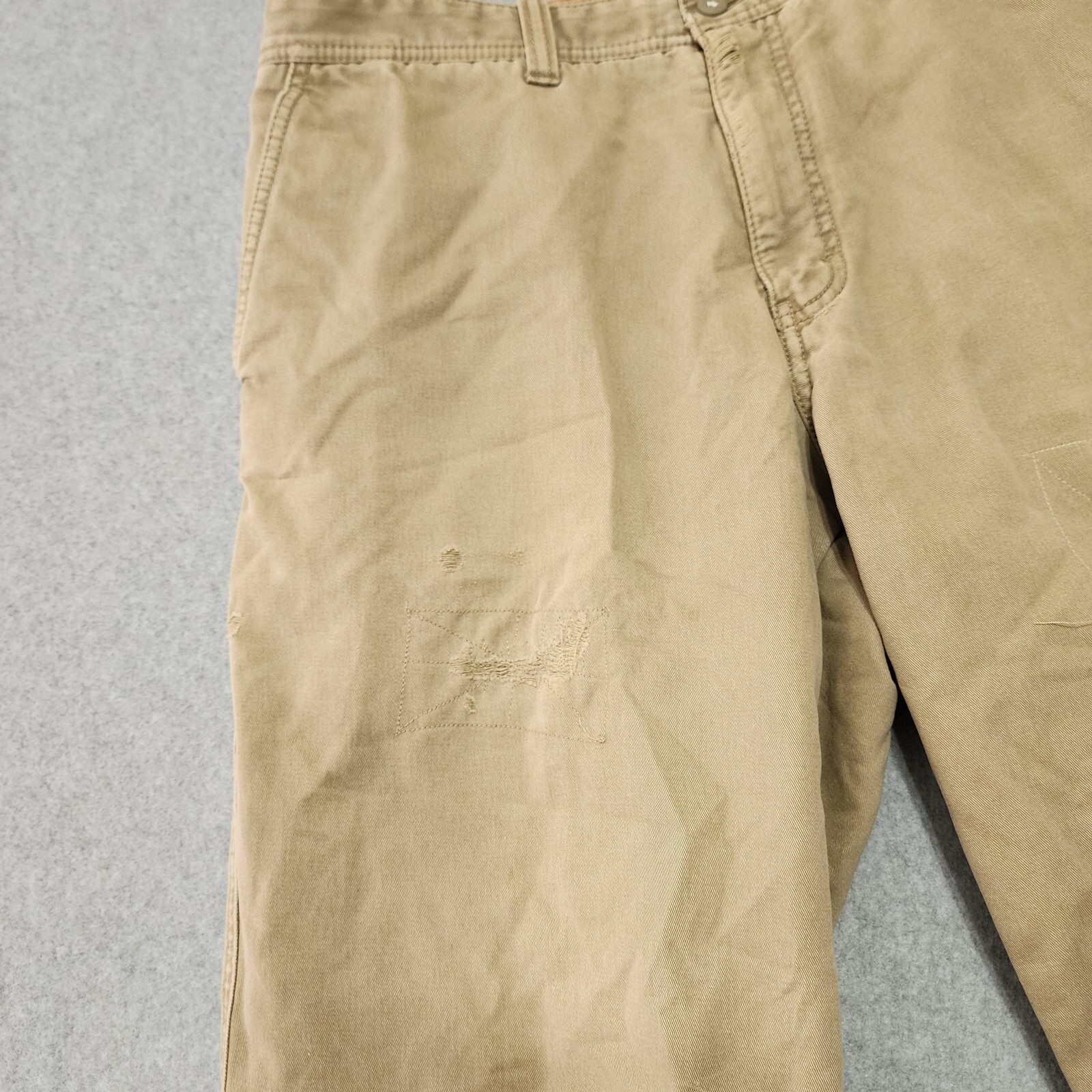 Eddie Bauer Insulated Flannel Lined Beige Khakis Mens Pants 35X32 Outdoor Stress eBay