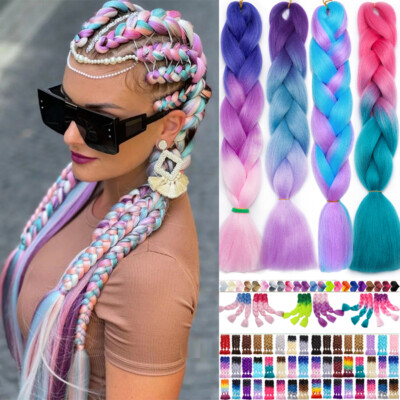 Jumbo Braids Haarteil Ombre Afro Braiding Flechten Haarverlängerung Extensions