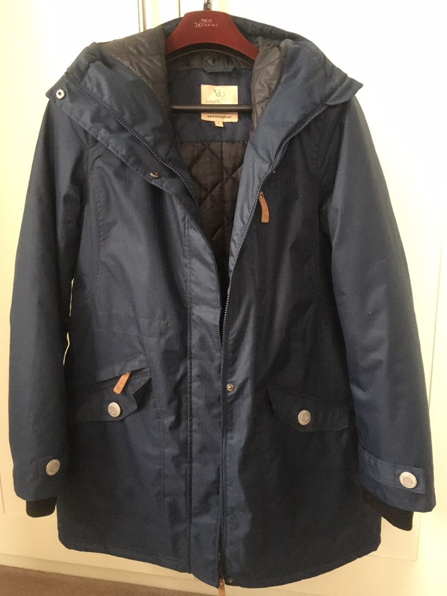 Ladies Berydale 5000 Parka Jacket (VGC), Size Large, Navy