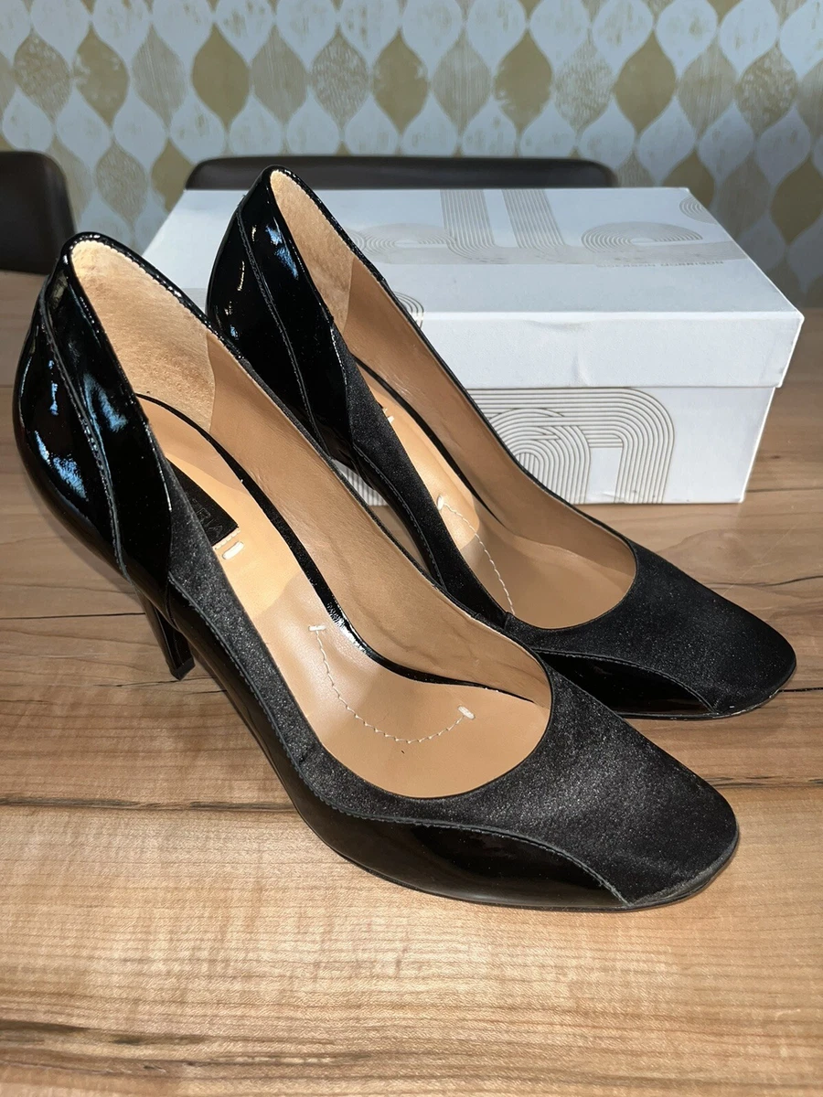 SIGERSON MORRISON BELLE NY SIZE 9B BLACK PATENT LEATHER PUMPS