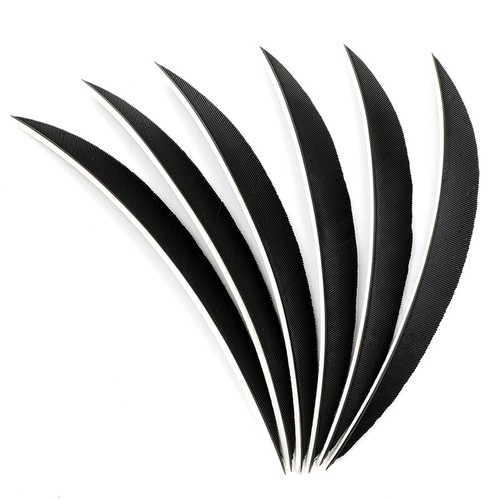 5" Archery Arrow Feather Natural Fletchers Arrow Shaft DIY Bow Shooting Hunt RH - Picture 25 of 25