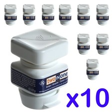 Genuine MKN 2 in 1 Clean and Rinse Cartridge 10012974 Pack of 10 Capsules