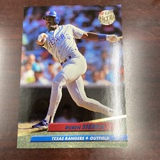 1992 Fleer Ultra - #142 Ruben Sierra Texas Rangers