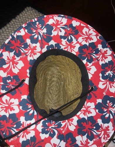 Sombrero de playa Hurley Straw Sun salvavidas rafia ala ancha para hombre muchos estilos - Imagen 9 de 9