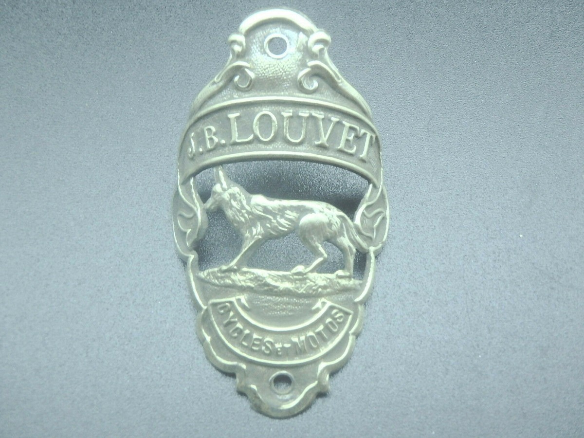 Plaque De Cadre Vintage Dilecta – Head Badge Eroica Cycles – Le Blanc – Fabrication Française