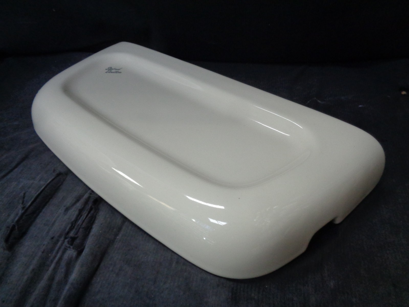 WC toilet cistern lid STELRAD Doulton 368 x 168 mm IVORY A3526 eBay