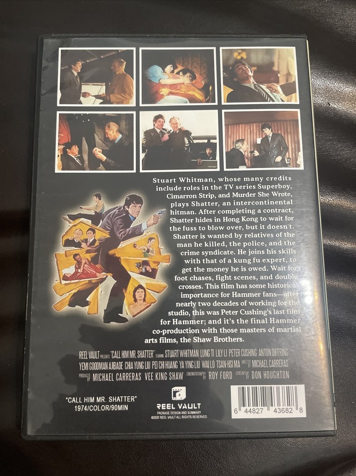 Shatter (aka Call Him Mr. Shatter) [New 4K UHD Blu-ray] Ltd Ed