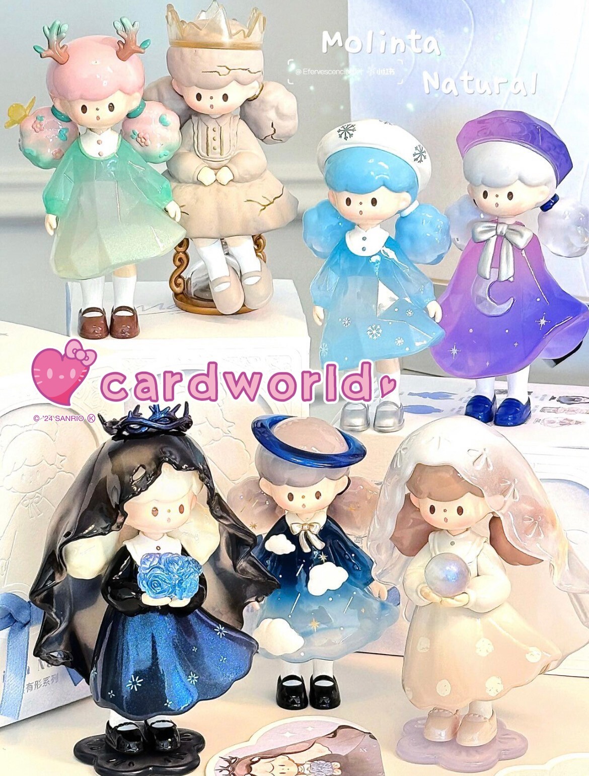 F.UN Molinta Natural Series Blind Box Figure Art Toy Girl Collectible Gift  